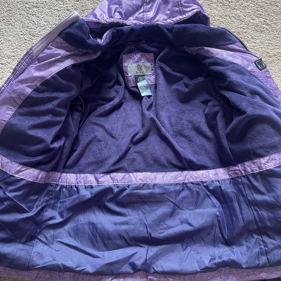 Girls Purple Champion 9 Puffer Jacket Size 9/10 - Picture 2 of 7